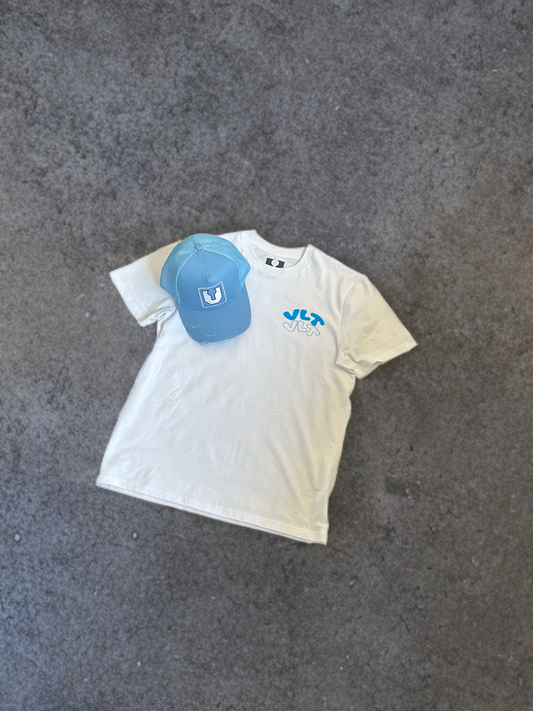 White VLT tee