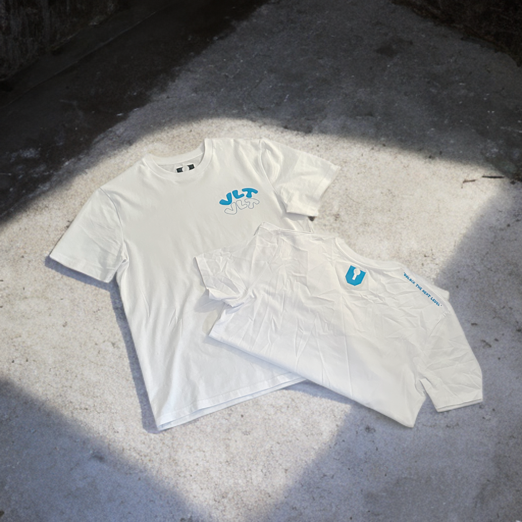 White VLT tee