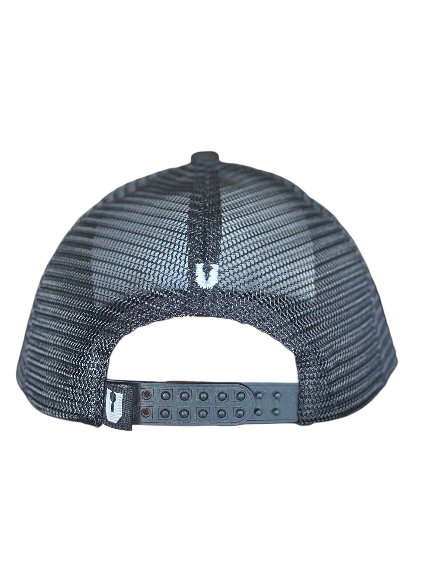 Black/yellow v cap