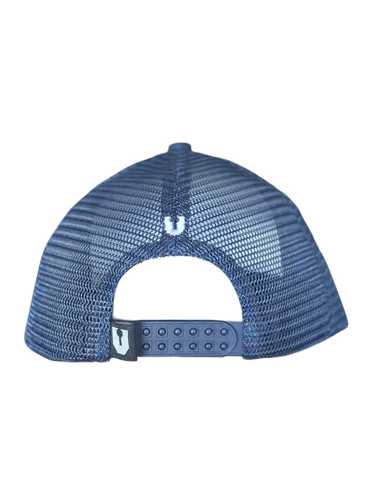 Navy blue v cap